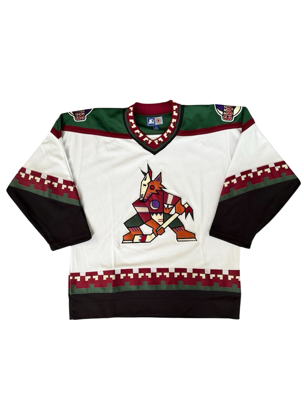 Vintage 90s Phoenix Coyotes Kachina Jersey Starter NHL Hockey Men’s Size Large